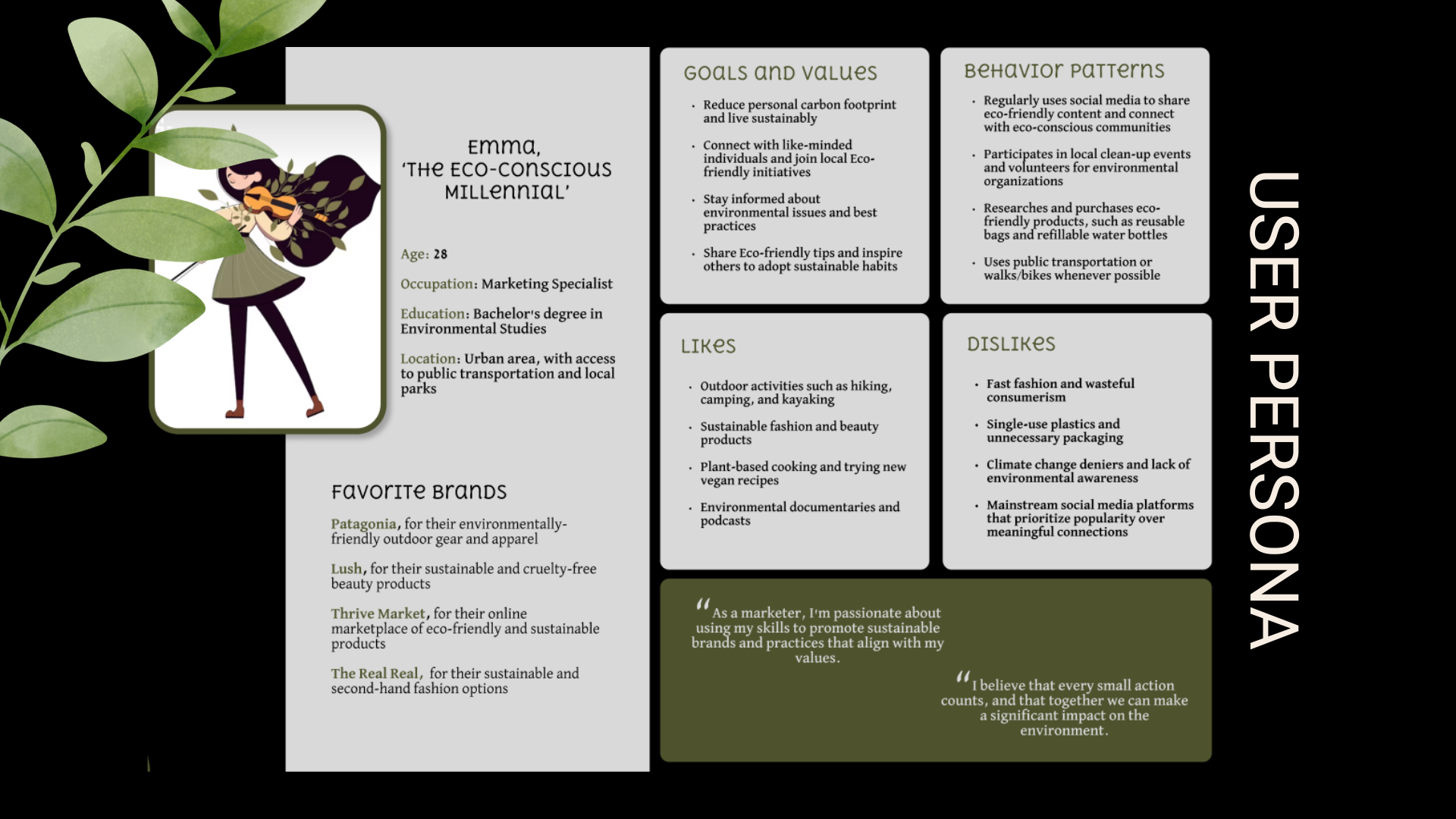EcoCycle User Persona